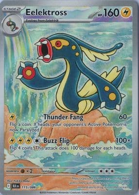Eelektross trading card