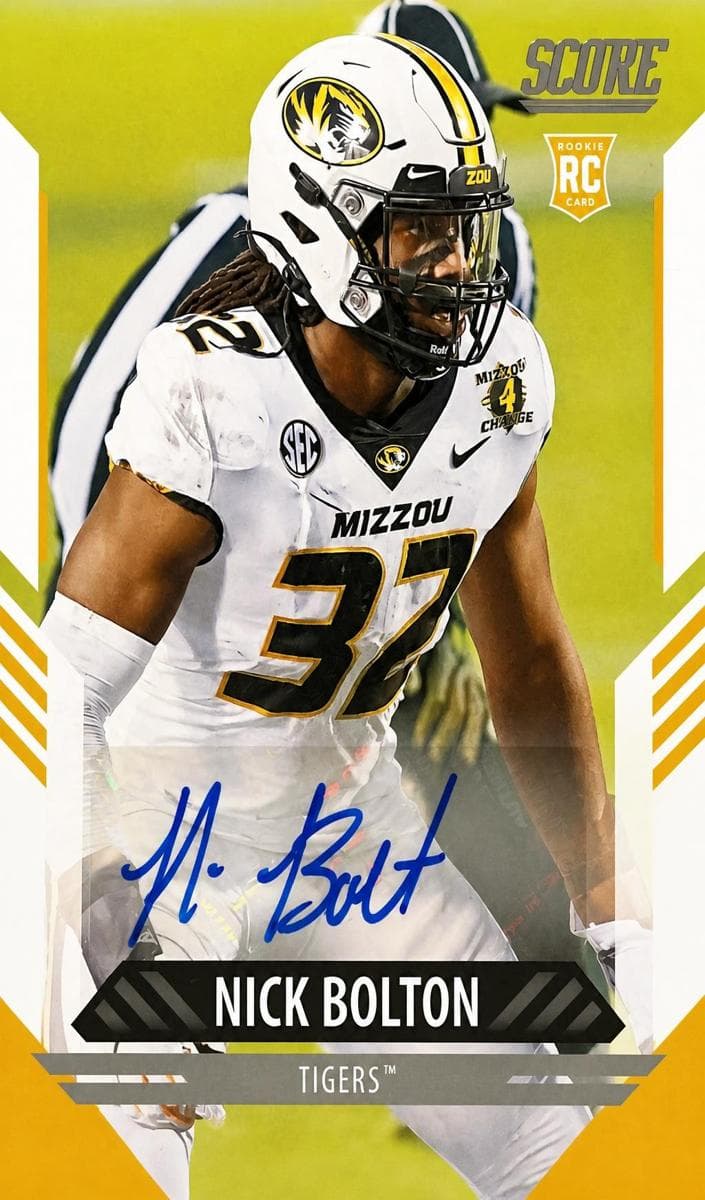 Nick Bolton 2021 panini Score