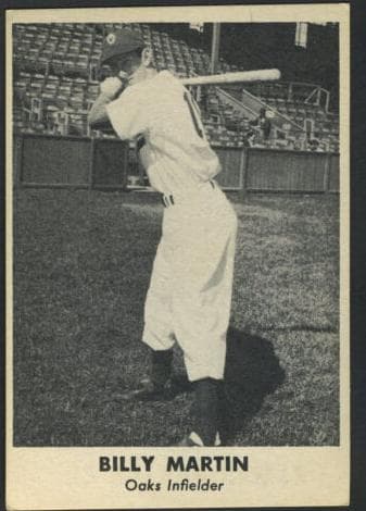 Billy Martin 1949 unknown Remar Bread Oakland Oaks
