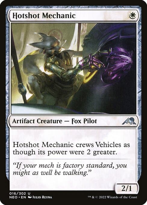 Hotshot Mechanic 2022 Magic: The Gathering Kamigawa: Neon Dynasty