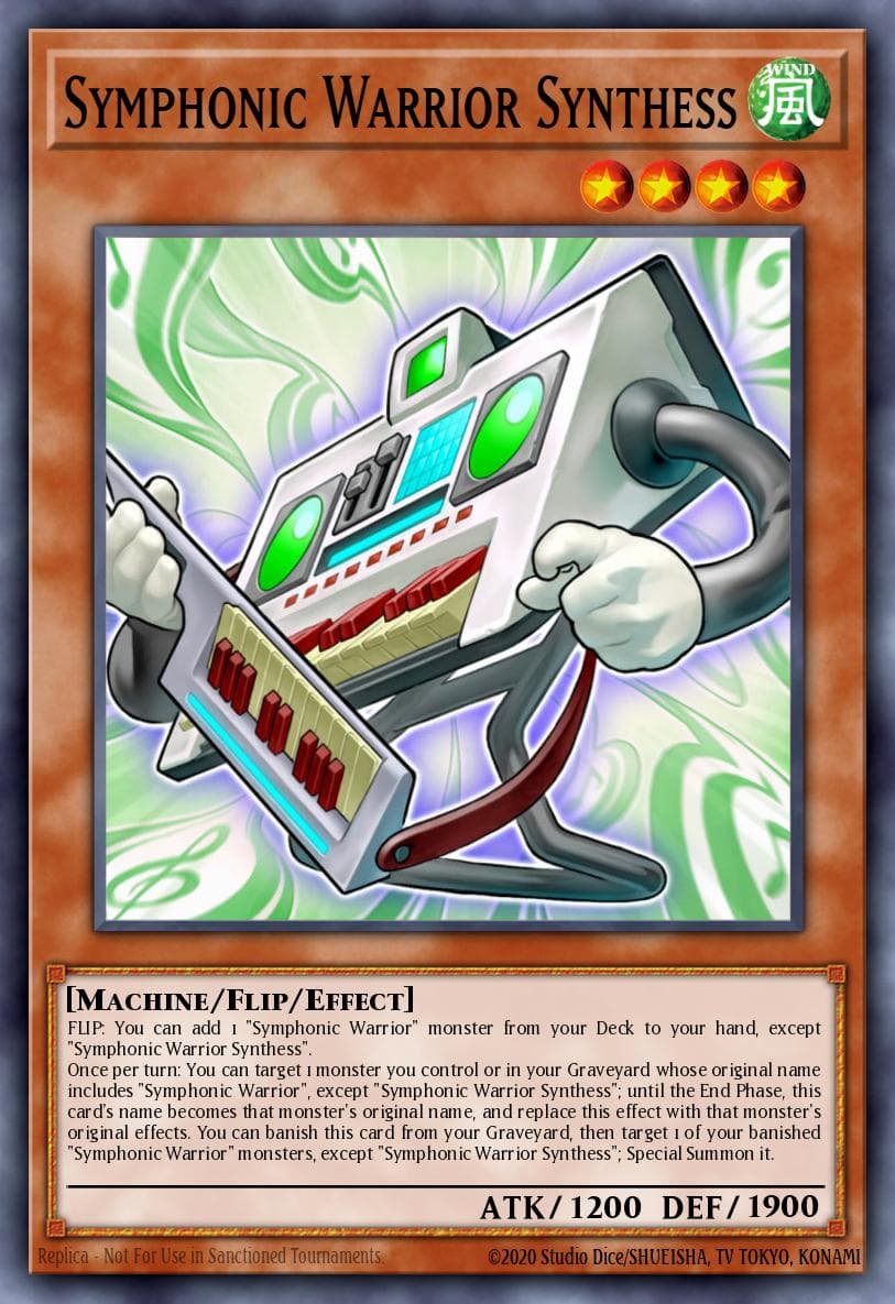 Symphonic Warrior Synthess 2017 Yu-Gi-Oh! Raging Tempest