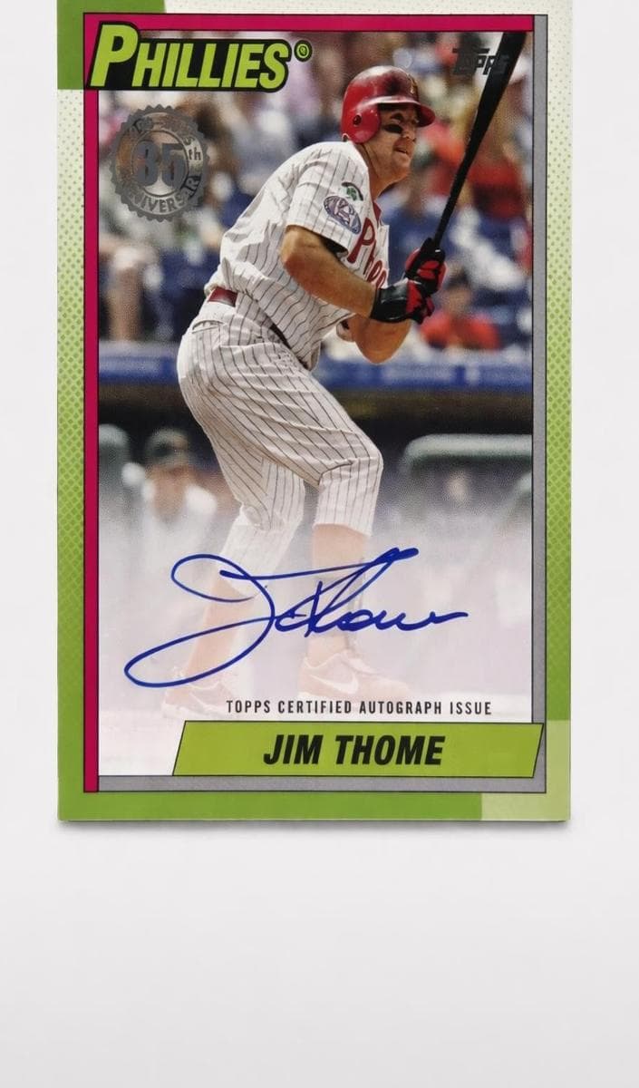 Jim Thome 2025 topps Topps