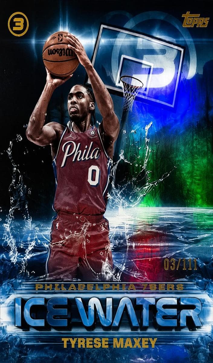 Tyrese Maxey 2025 topps Topps 3