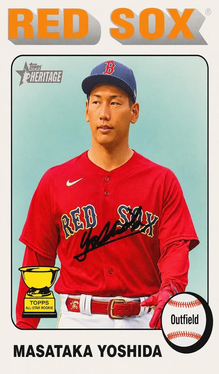 Masataka Yoshida 2024 topps Topps Heritage