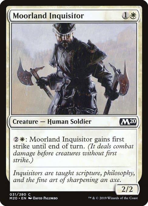 Moorland Inquisitor 2019 Magic: The Gathering Core Set 2020