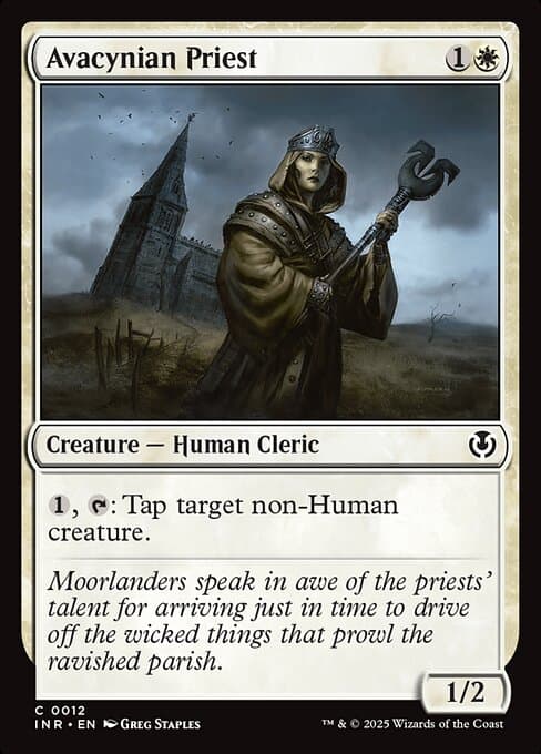 Avacynian Priest 2025 Magic: The Gathering Innistrad Remastered