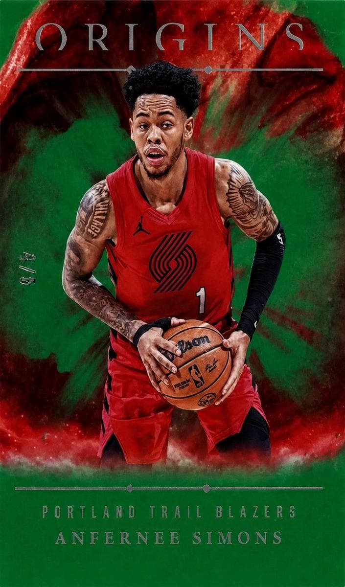 Anfernee Simons 2024 panini Panini Origins