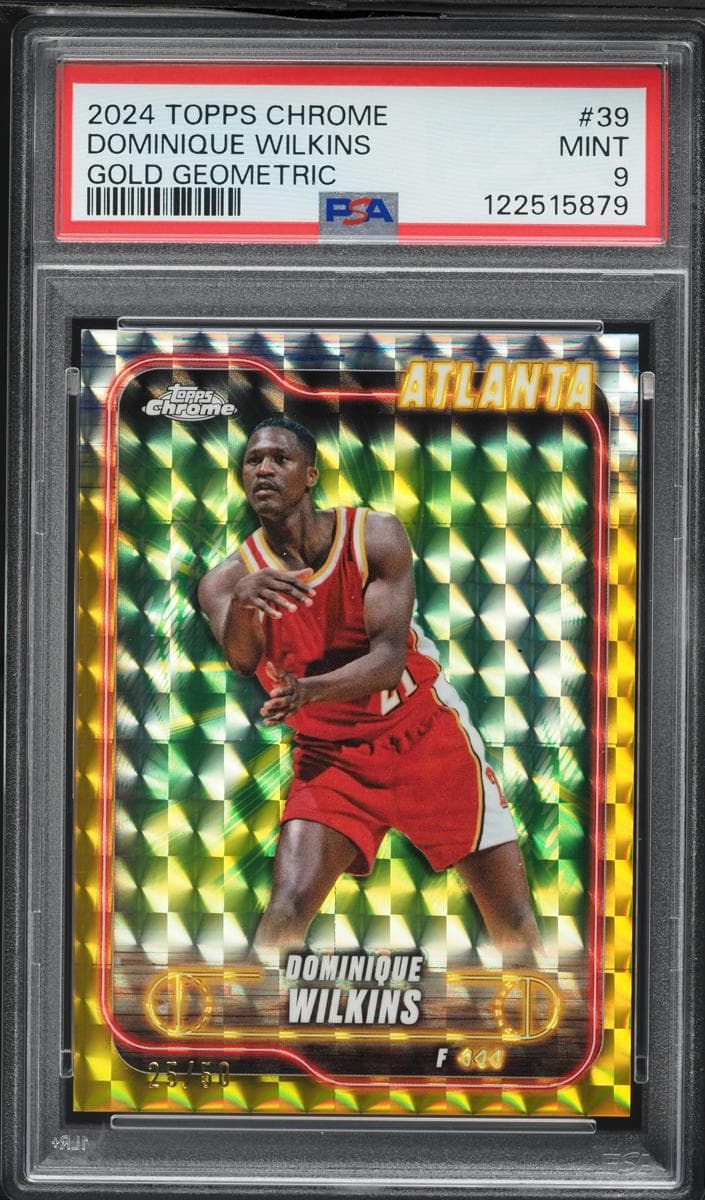 Dominique Wilkins 2024 topps Topps Chrome