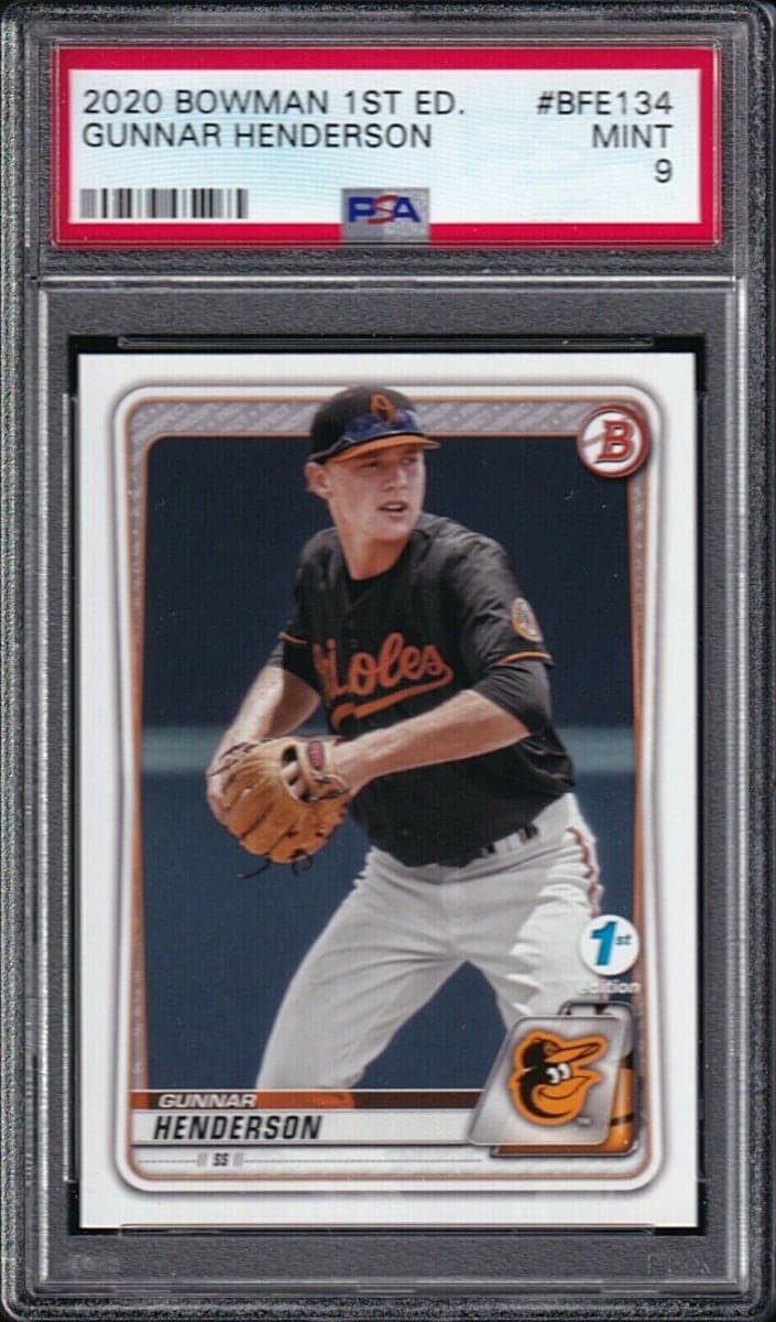 Gunnar Henderson 2020 bowman Bowman 1st Edition