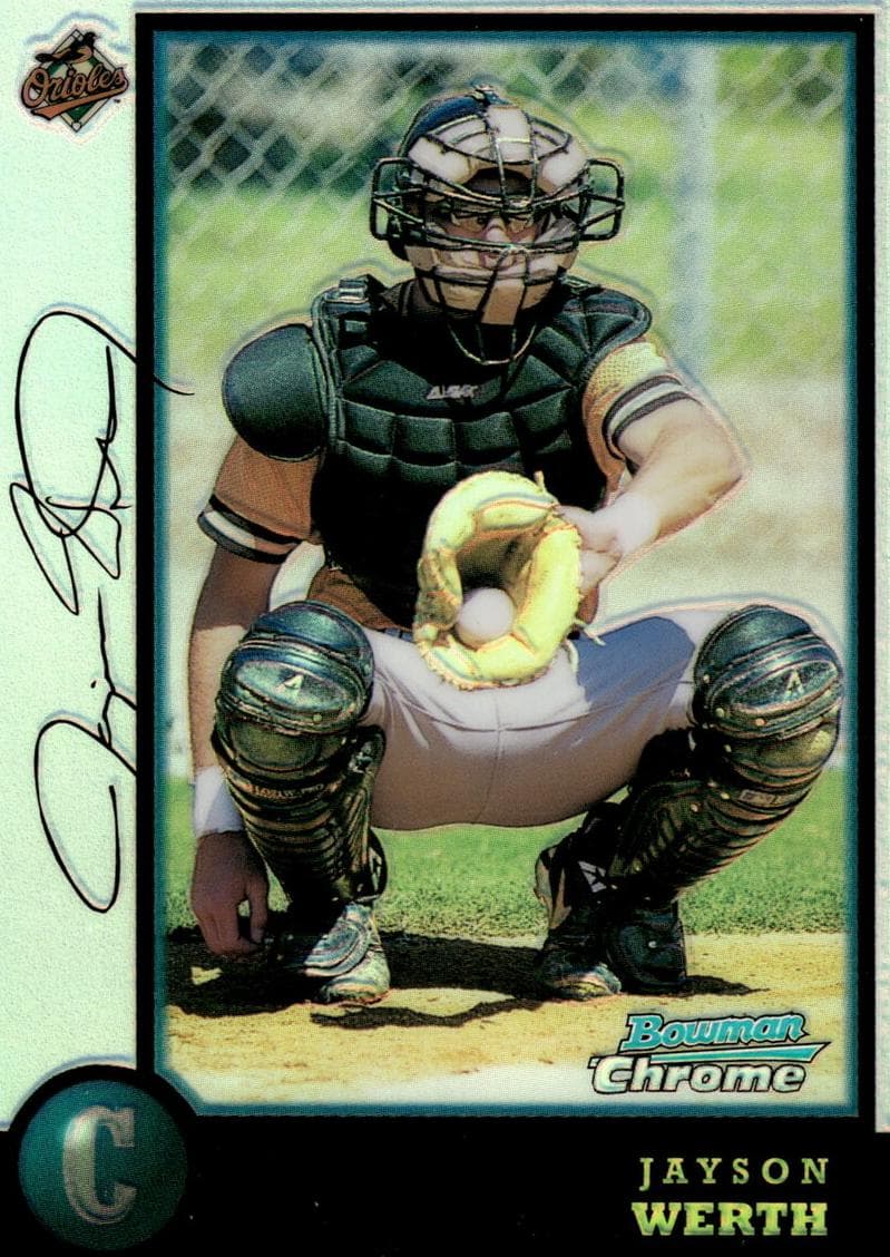 Jayson Werth 1998 bowman Bowman Chrome