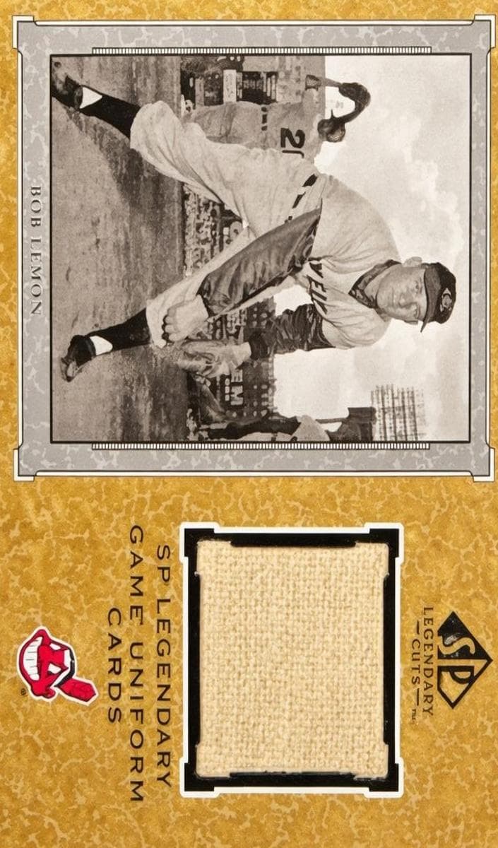 Bob Lemon 2001 unknown SP Legendary Cuts