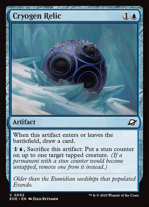 Cryogen Relic 2025 Magic: The Gathering Edge of Eternities