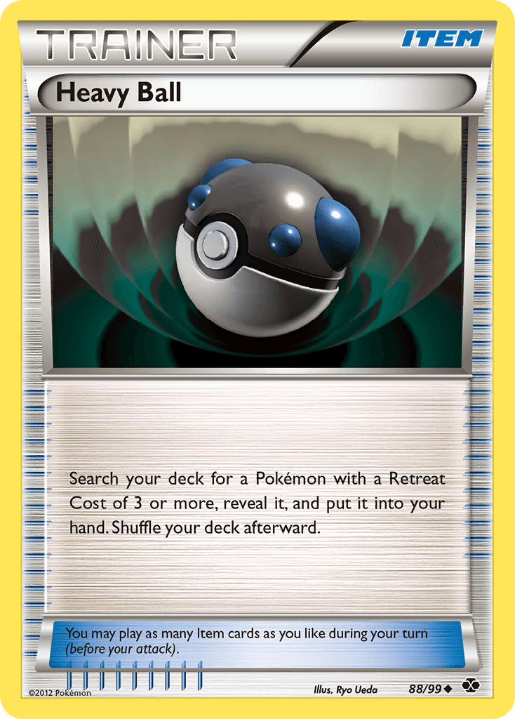 Heavy Ball 2012 Pokemon Next Destinies Reverse Holo