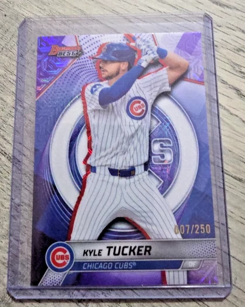 Kyle Tucker 2025 bowman Bowman Best