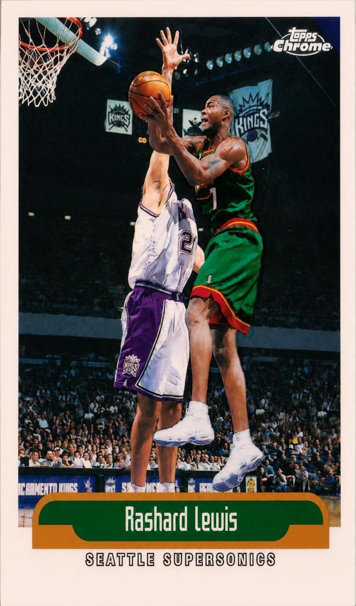 Rashard Lewis 1999 topps Topps Chrome