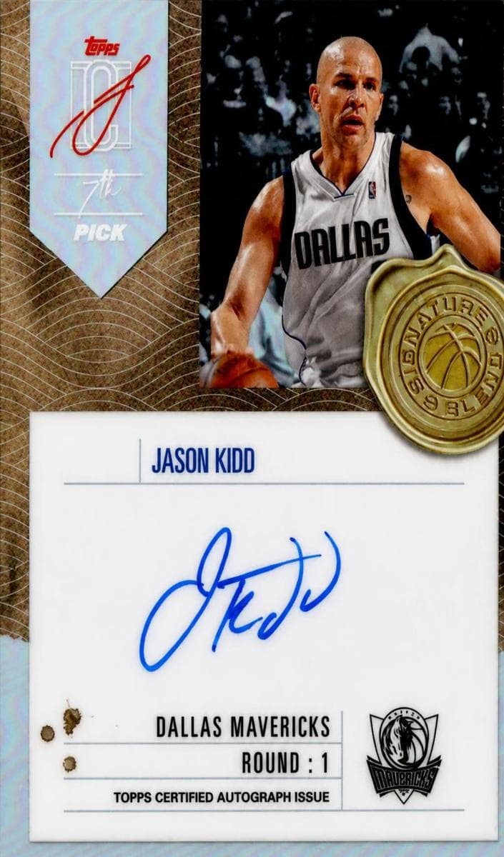 Jason Kidd 2025 topps Topps Signature Class
