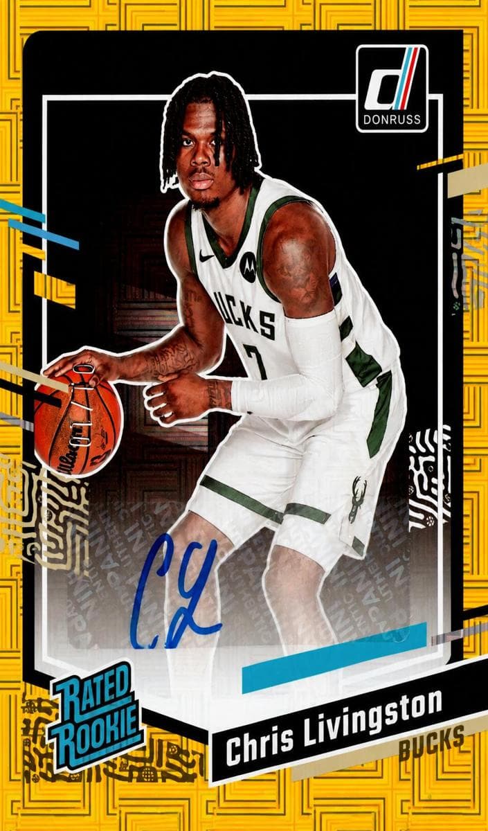 Chris Livingston 2023 panini Donruss
