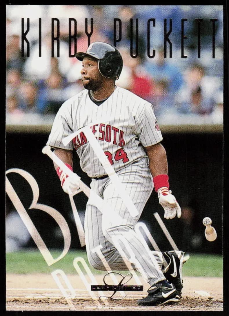 Kirby Puckett 1995 leaf Leaf Limited