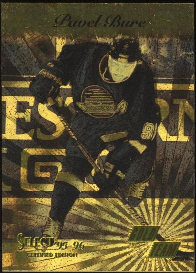 Pavel Bure 1995 panini Select Certified