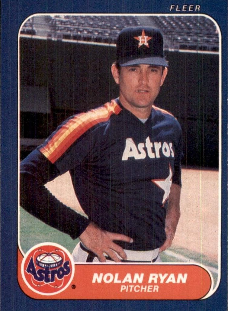 Nolan Ryan 1986 fleer Fleer
