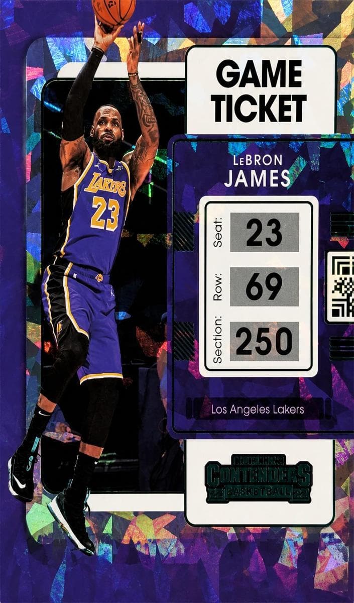 LeBron James 2021 panini Panini Contenders