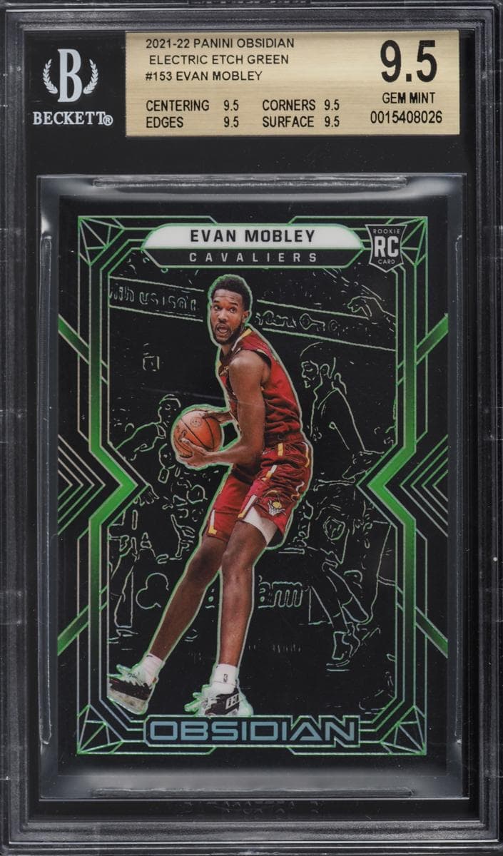 Evan Mobley 2021 panini Panini Obsidian