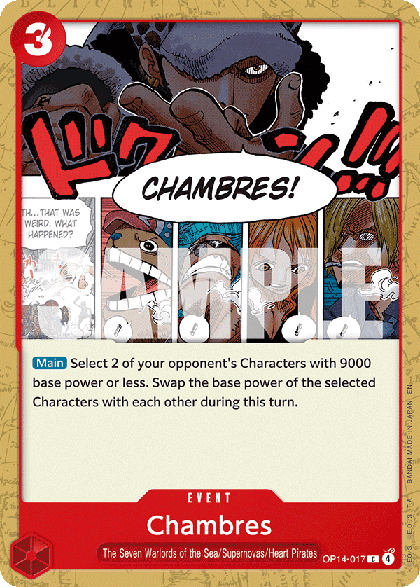 Chambres 2025 One Piece