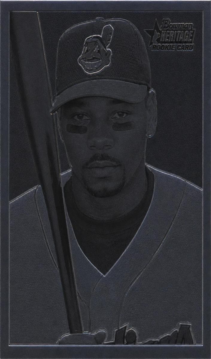 Ellis Burks 2001 bowman Heritage Chrome