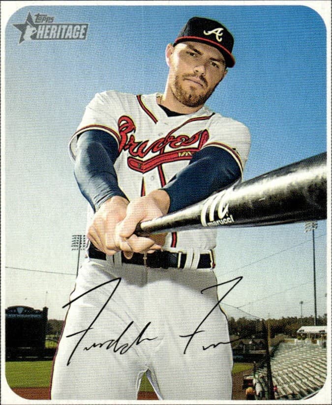 Freddie Freeman Atlanta 2020 Topps Heritage 2020 Topps Heritage