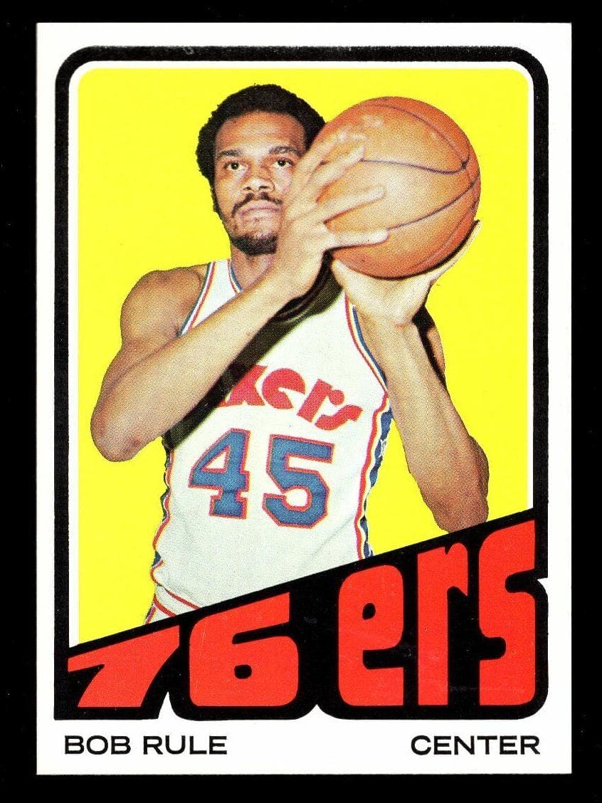Bob Rule 1972 topps