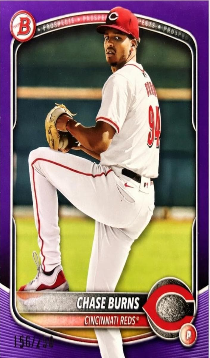 Chase Burns 2025 bowman Bowman