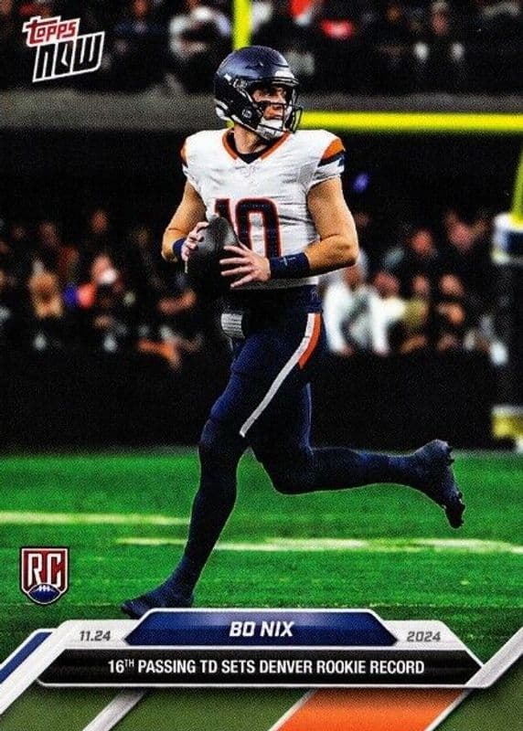 Bo Nix 2024 panini Panini Totally Certified