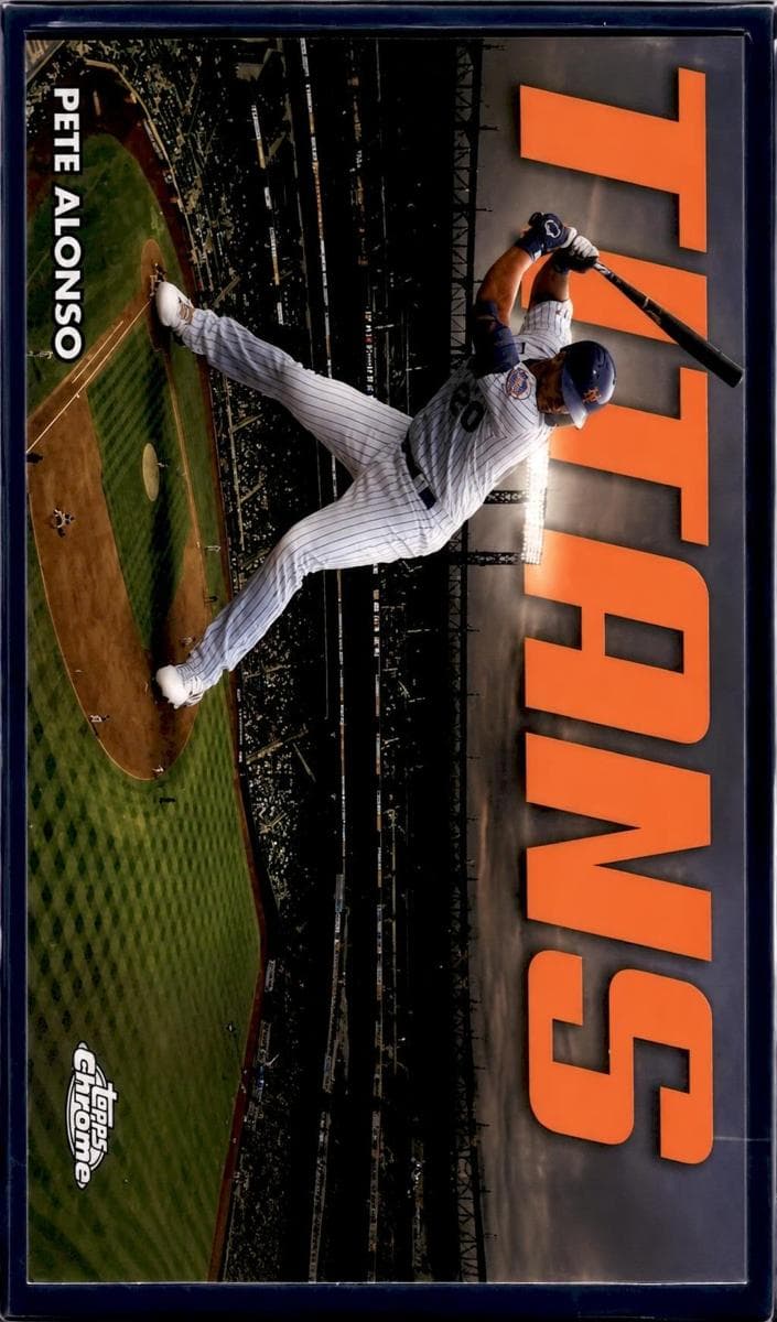 Pete Alonso 2023 topps Topps Chrome Update