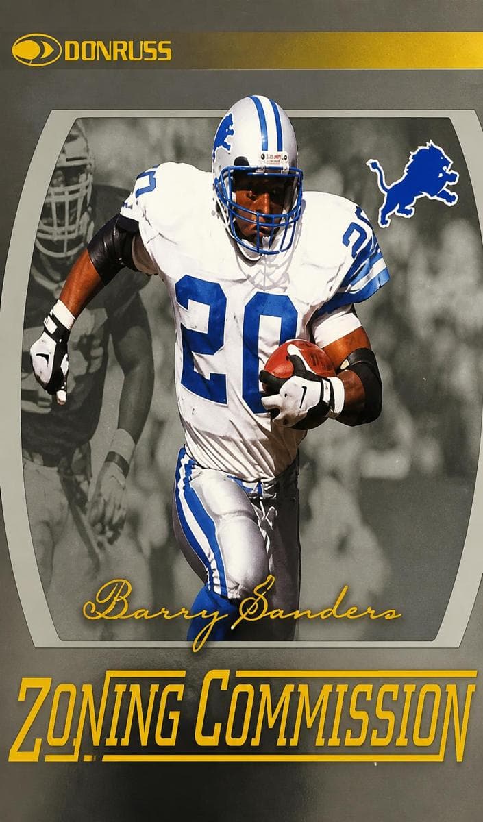 Barry Sanders 1999 panini Donruss