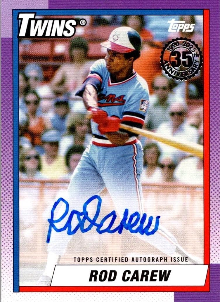 Rod Carew 2025 topps Topps