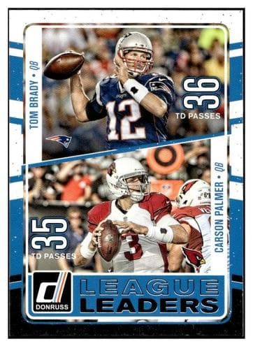 Tom Brady / Carson Palmer 2016 panini Donruss