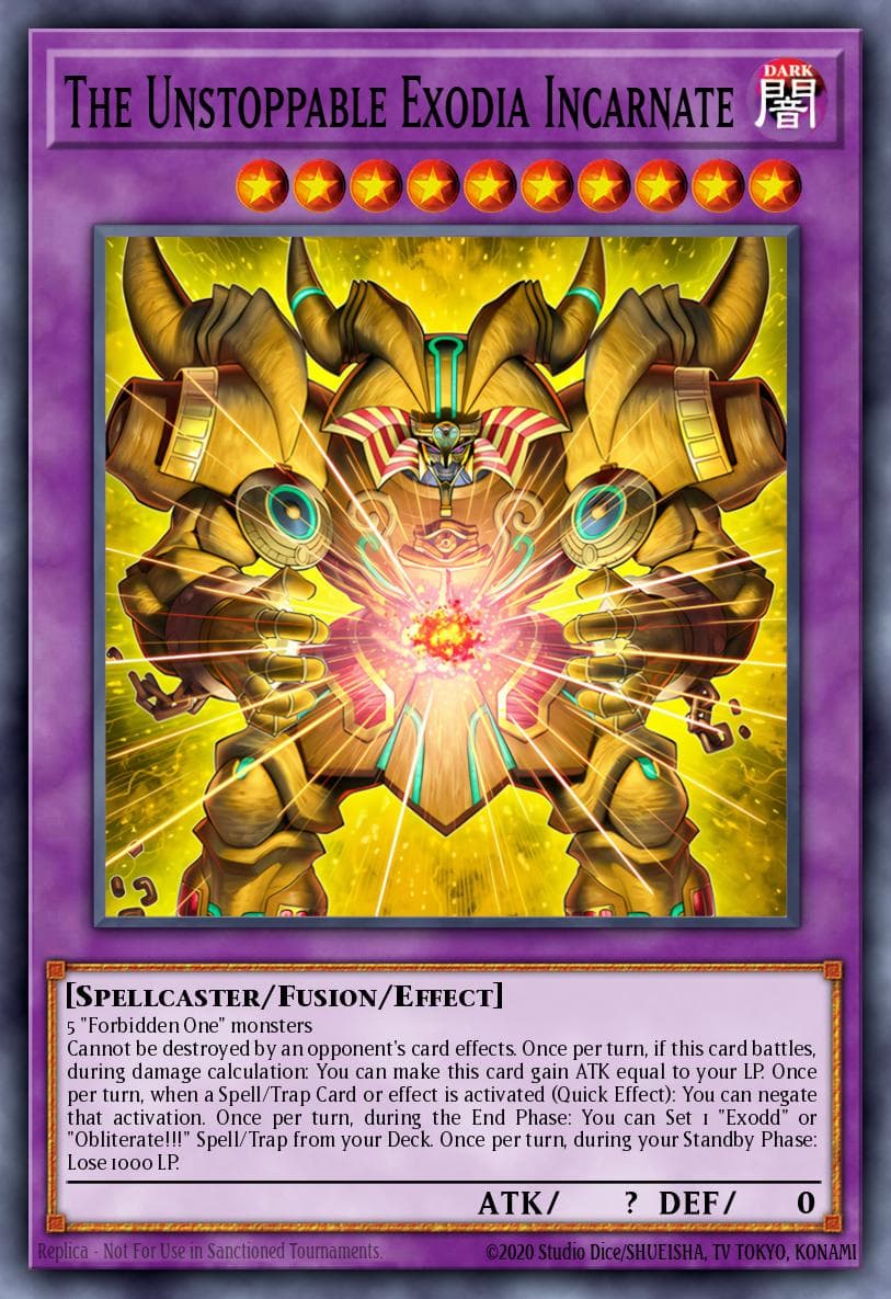 The Unstoppable Exodia Incarnate #MP25-EN008