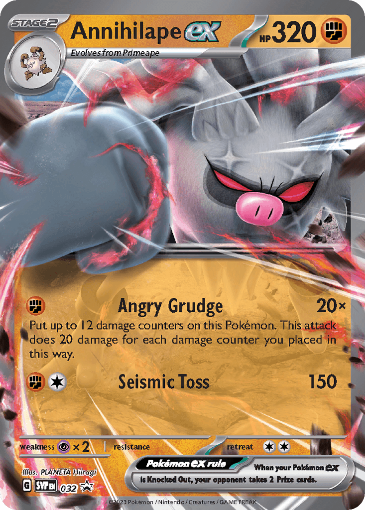 Annihilape ex 2025 Pokemon Chinese Gem Pack 3