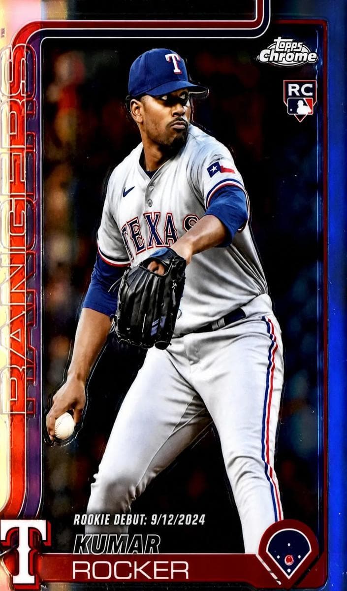 Kumar Rocker 2025 topps Topps Chrome Update