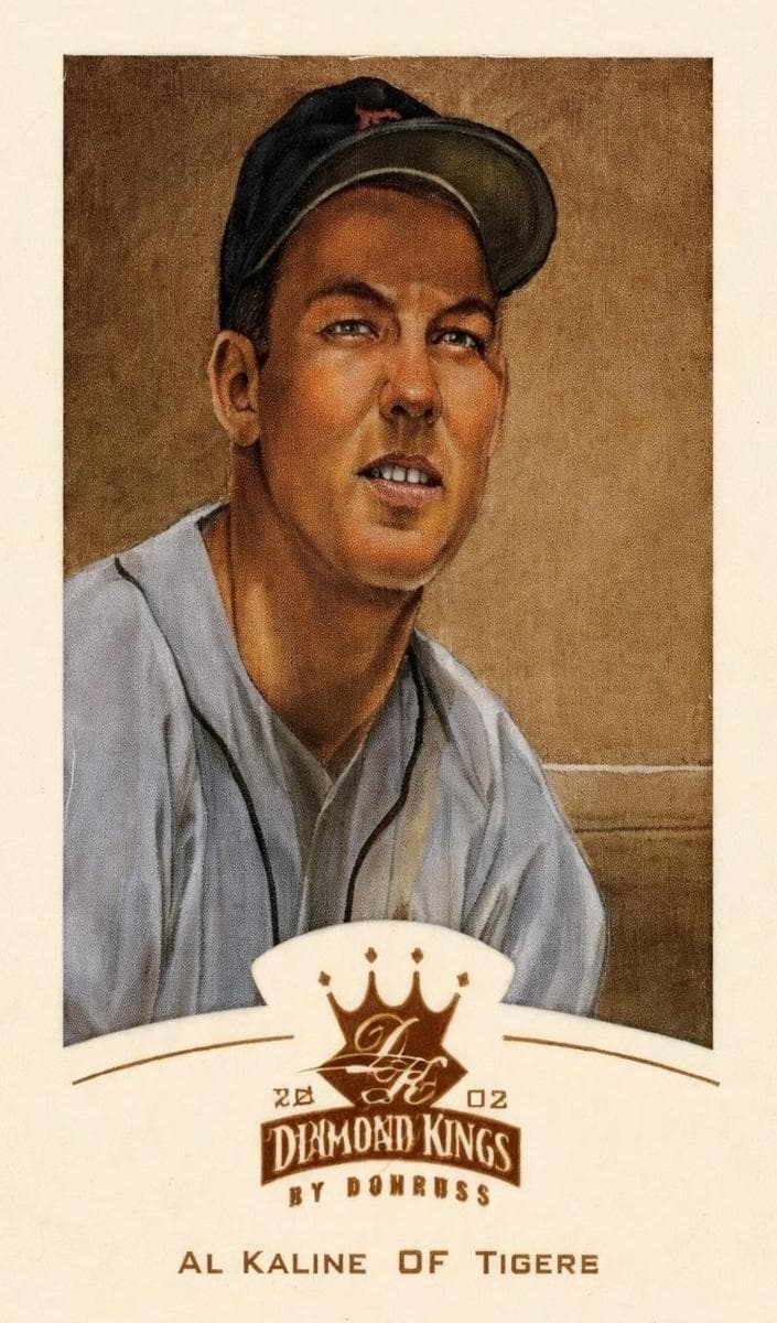 Al Kaline 2002 panini Donruss Diamond Kings