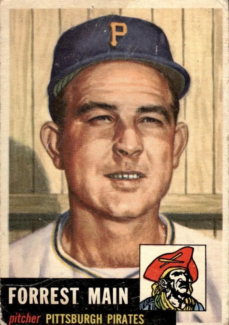 Forrest Main 1953 topps Topps