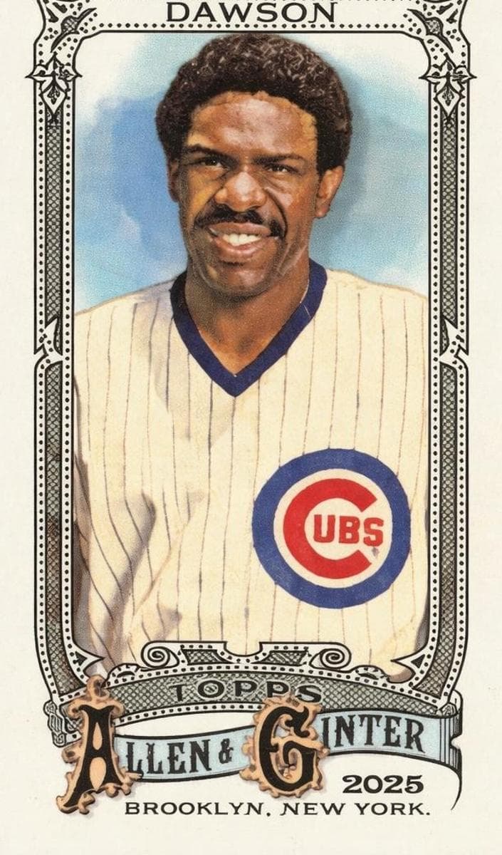 Andre Dawson 2025 topps Topps Allen & Ginter