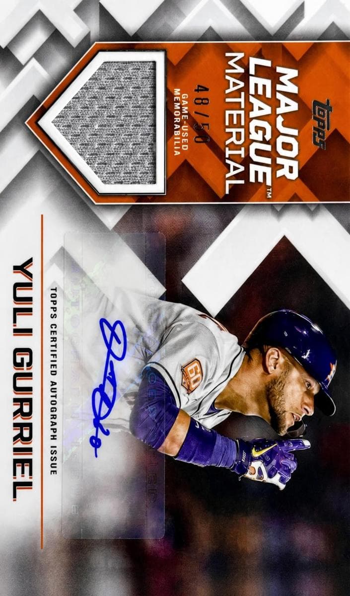 Yuli Gurriel 2022 topps Topps Update