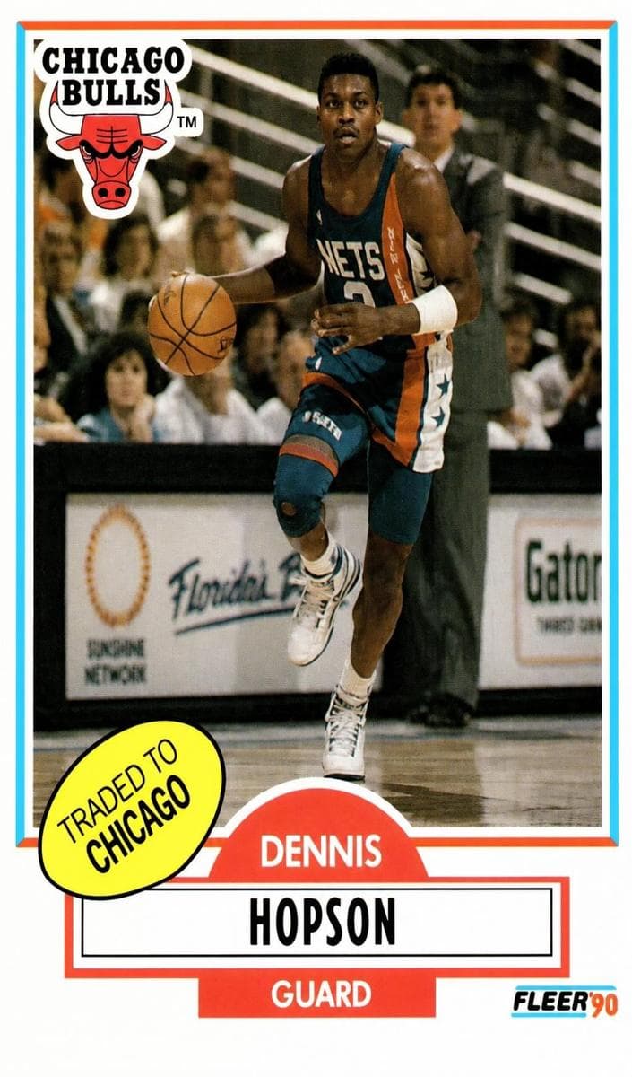 Dennis Hopson trading card