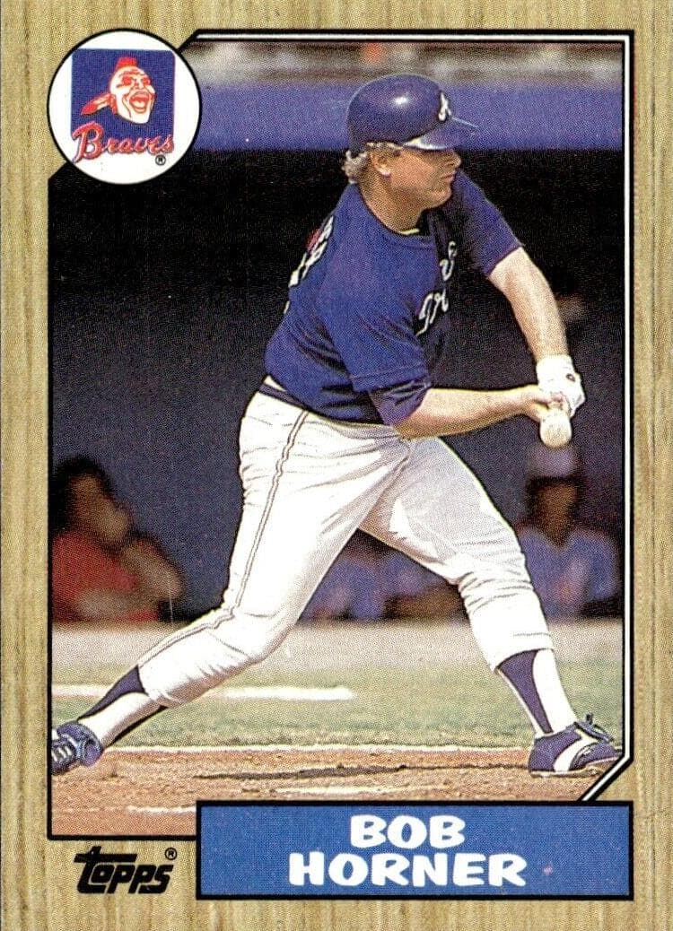 Bob Horner 1987 topps Topps