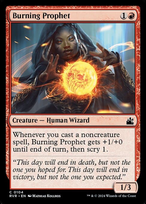 Burning Prophet 2024 Magic: The Gathering Ravnica Remastered