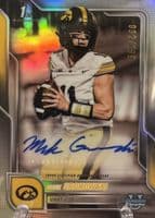 Mark Gronowski 2025 bowman Bowman Chrome University Prospect Auto - Gold Shimmer Refractor (1st)