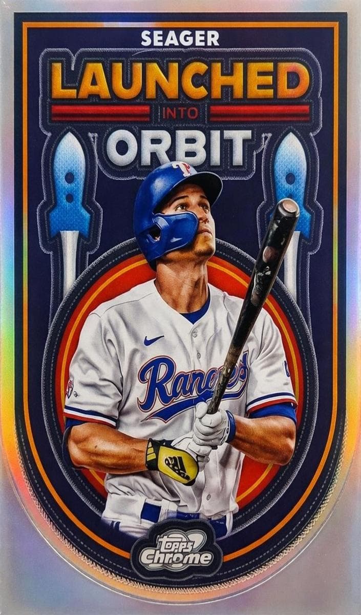 Corey Seager 2025 topps Topps Cosmic Chrome