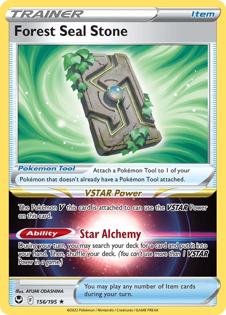 Forest Seal Stone 2024 Pokemon