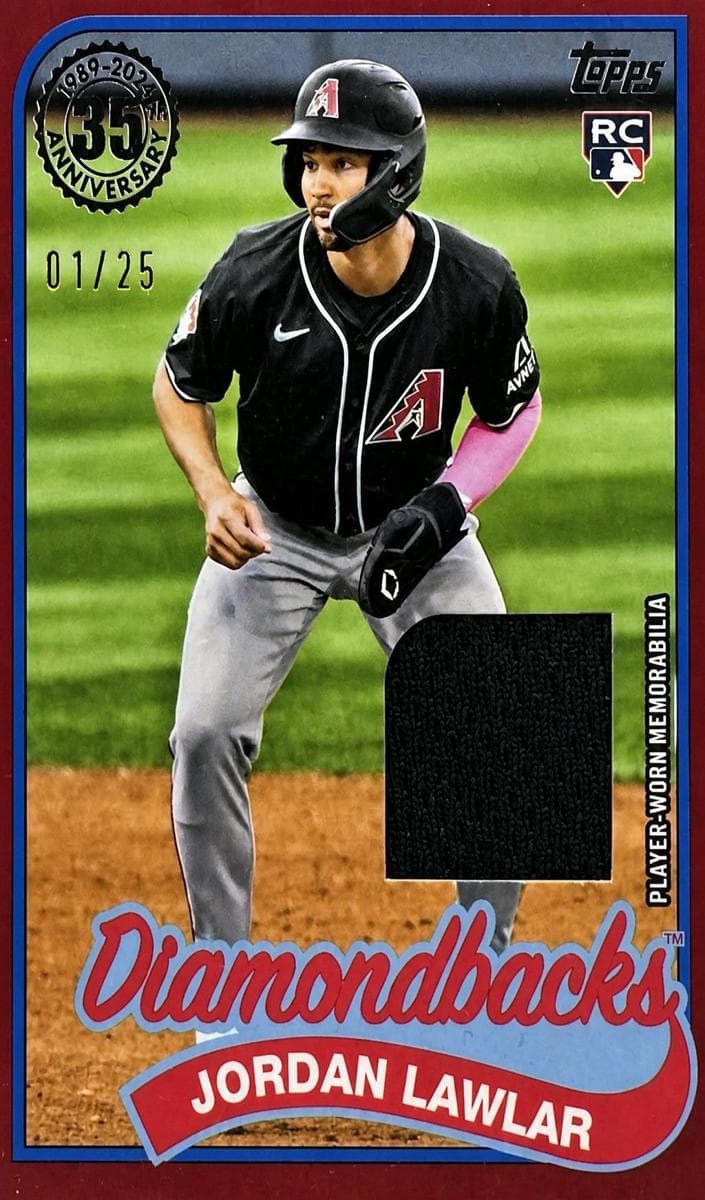 Jordan Lawlar 2024 topps Topps Update